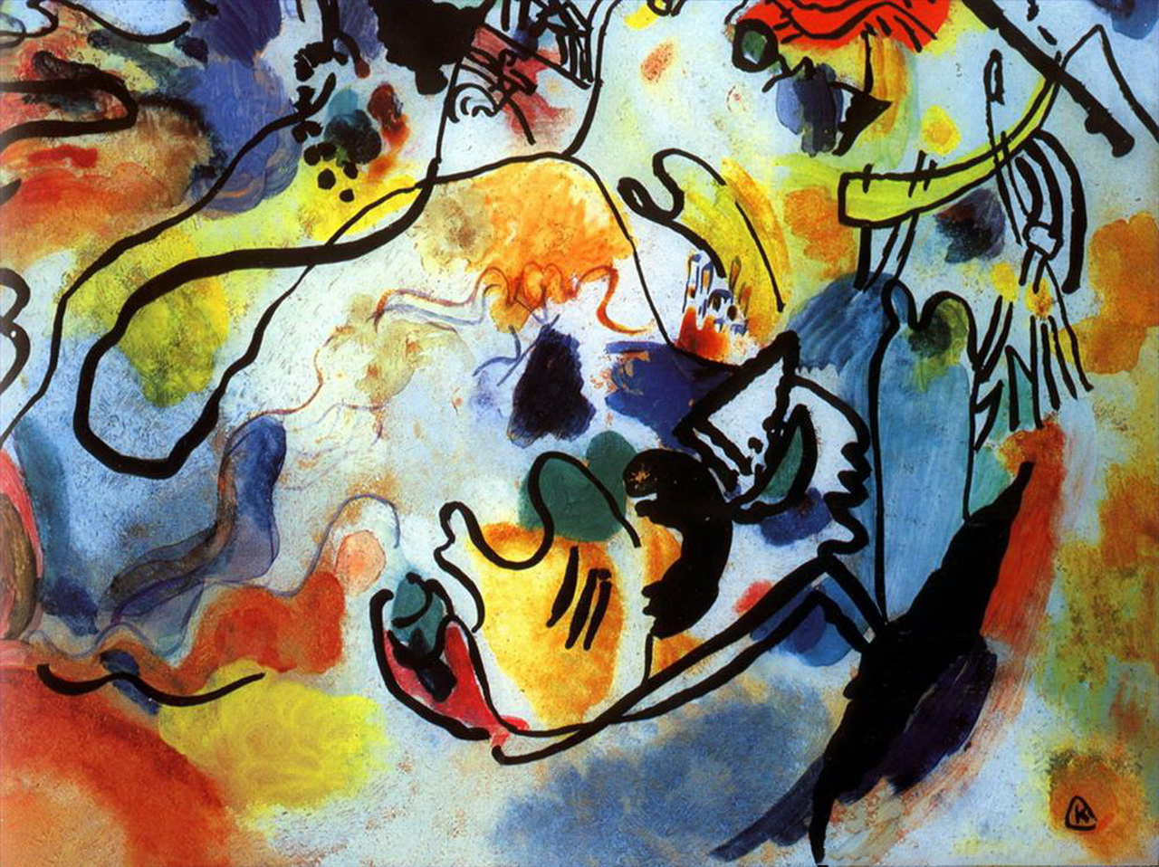 The last judgment Wassily Kandinsky Oil Paintings
